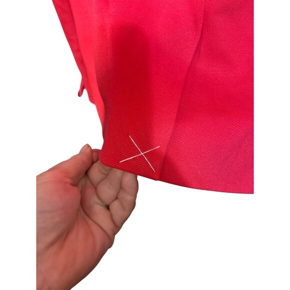 J.Crew Womens‎ Red Open Blazer Jacket Size 14 Viscose Blend NWOT - Picture 6 of 6